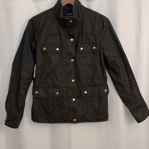 J. Crew army green field jacket